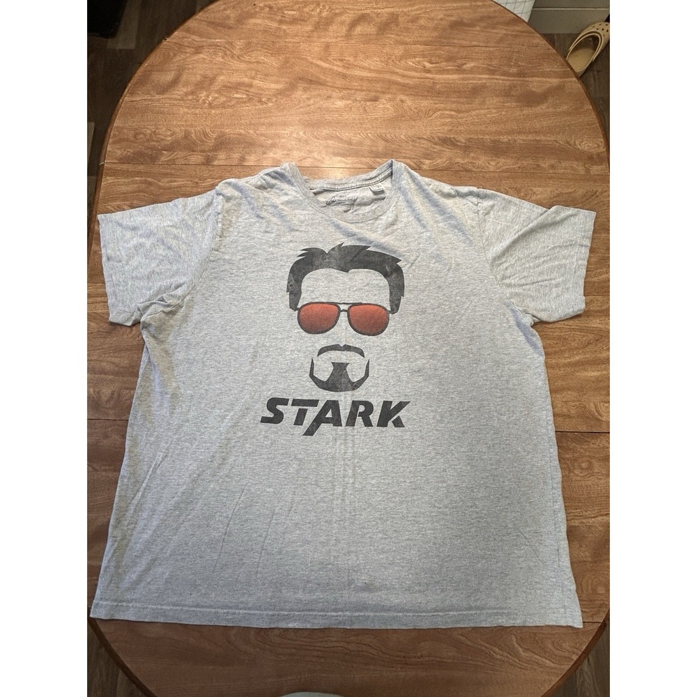 Avengers Marvel Tony Stark Ironman Graphic T-shirt 4XL